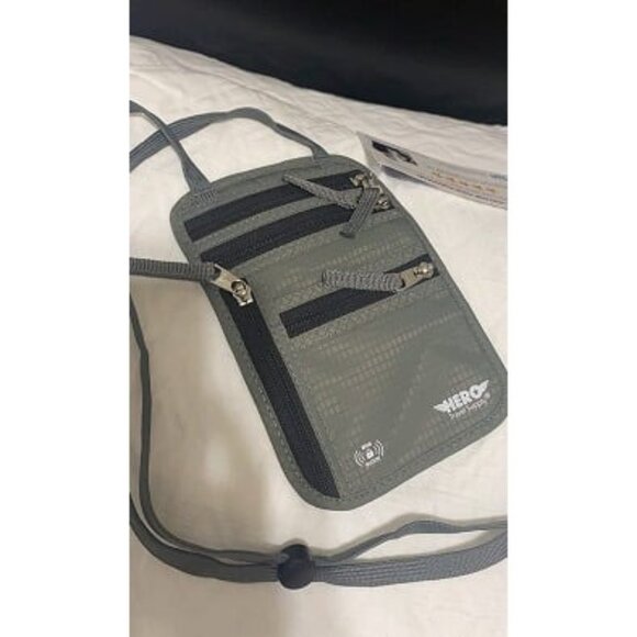 New Neck Wallet – RFID Blocking Passport Holder – Easy to Conceal Travel Pouch - Picture 2 of 2